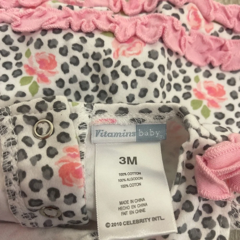 Vitamins Baby 3 Month Girls Outfit With Hat